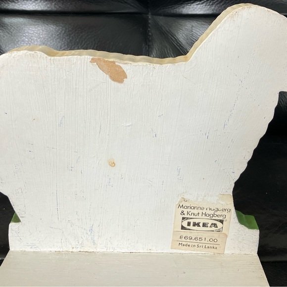 Vintage IKEA wooden lamb / sheep single bookend - Charming Sheep Wooden Decor - Picture 6 of 12